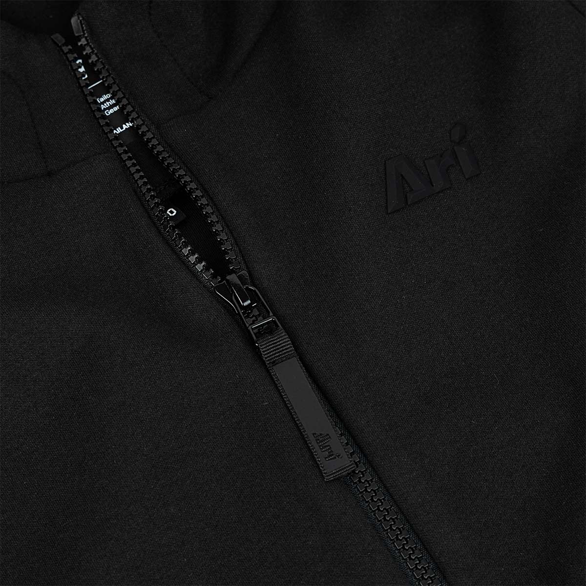 ARI KIDS TAG FULL ZIP HOODED JACKET - BLACK/BLACK/BLACK