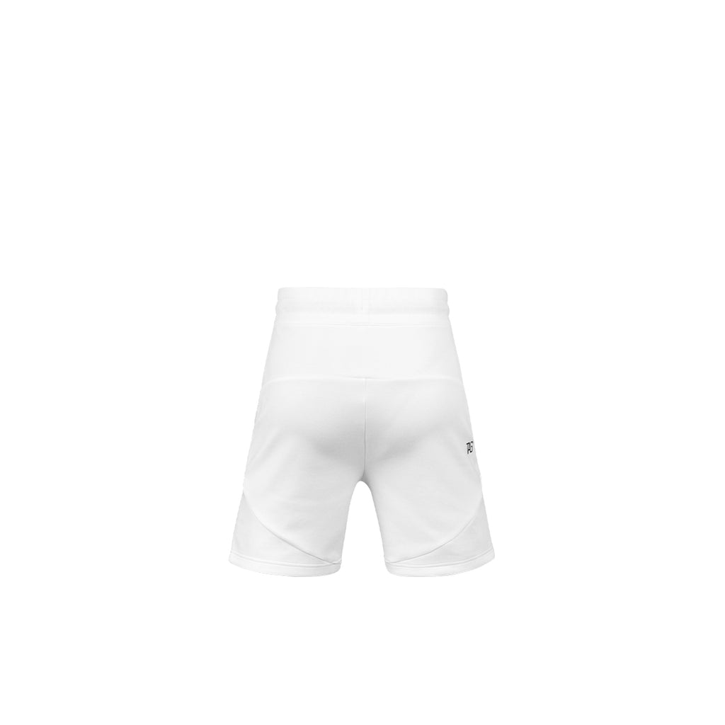 ARI KIDS TAG SHORTS - WHITE/WHITE/BLACK