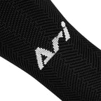 ARI LIGHTWEIGHT CREW SOCKS - BLACK/WHITE/BLACK