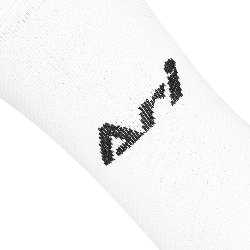 ARI LIGHTWEIGHT CREW SOCKS - WHITE/BLACK/WHITE