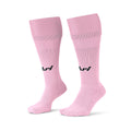 ARI LONG SOCKS - LIGHTPINK/BLACK