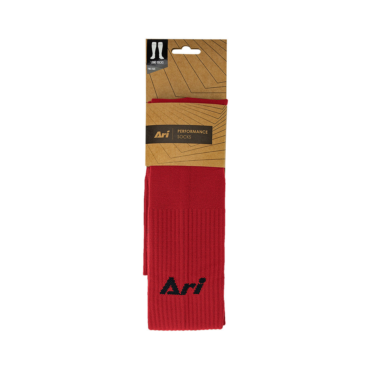 ARI LONG SOCKS - RED