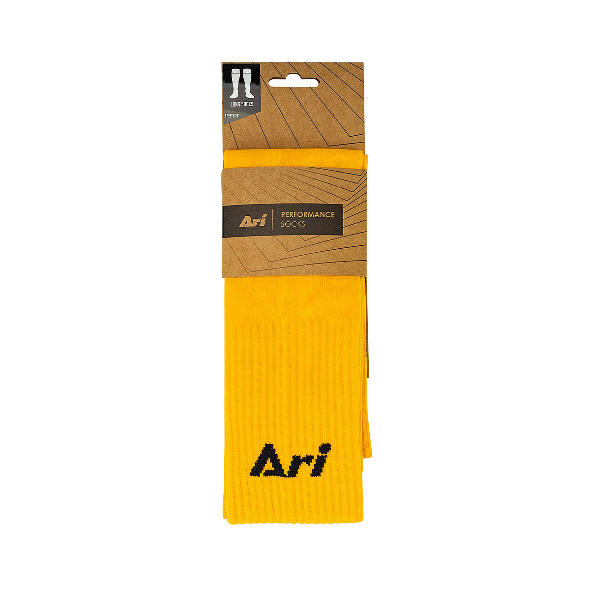 ARI LONG SOCKS  - YELLOW