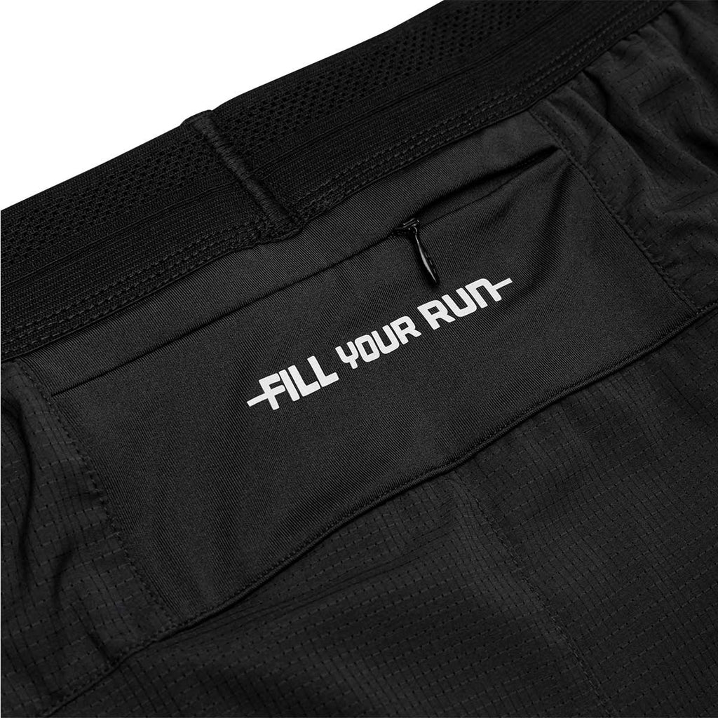 Ari Men Aerospeed V3 Running Shorts 3 Inches Black Black Silver