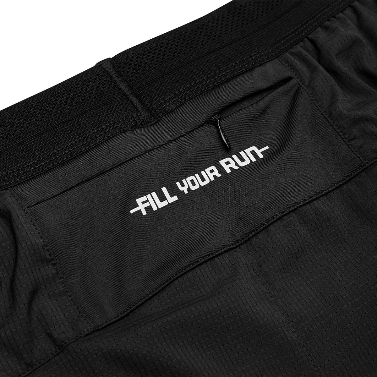 Ari Men Aerospeed V3 Running Shorts 3 Inches Black Black Silver
