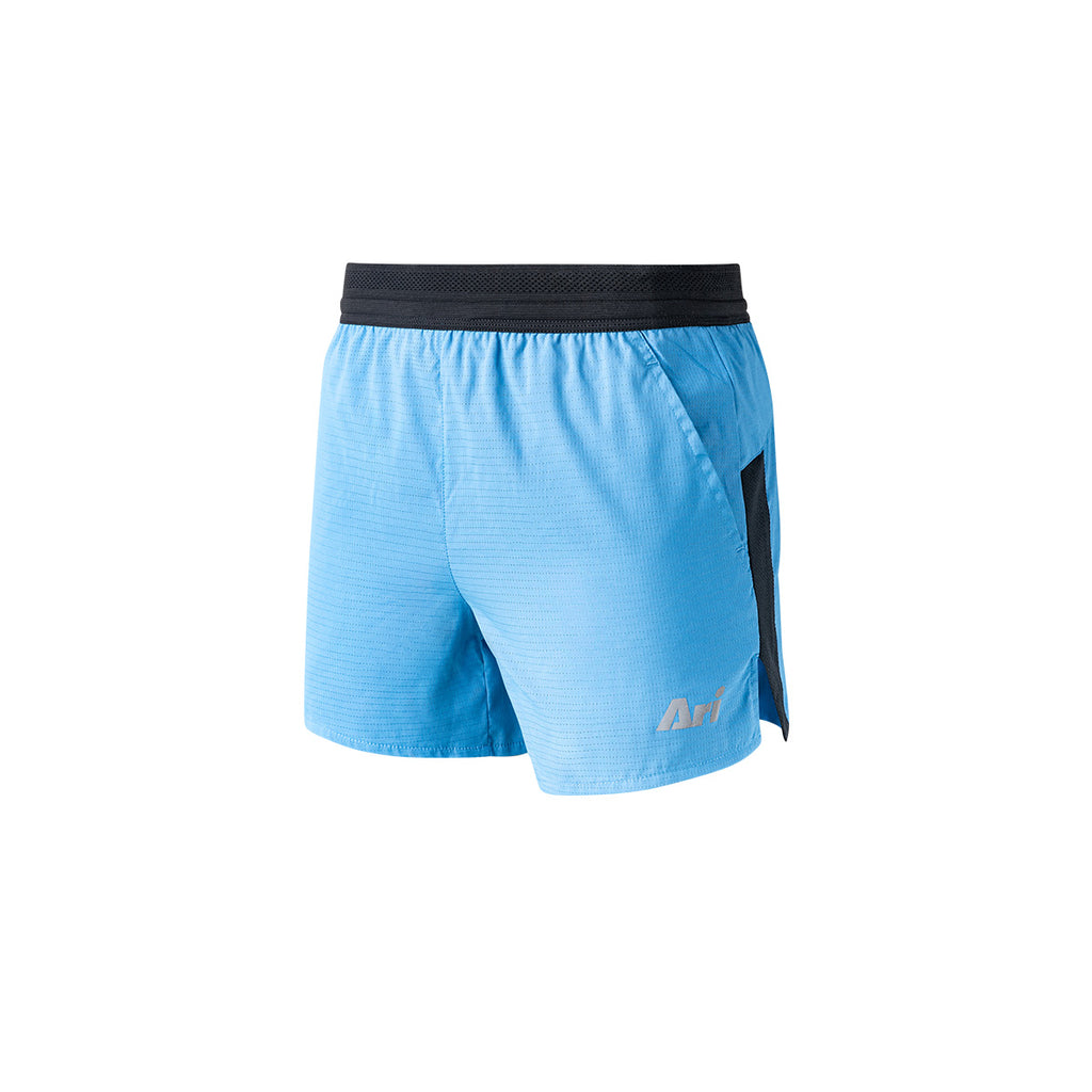Ari Men Aerospeed V3 Running Shorts 3 Inches Parisian Blue Parisian Blue Silver