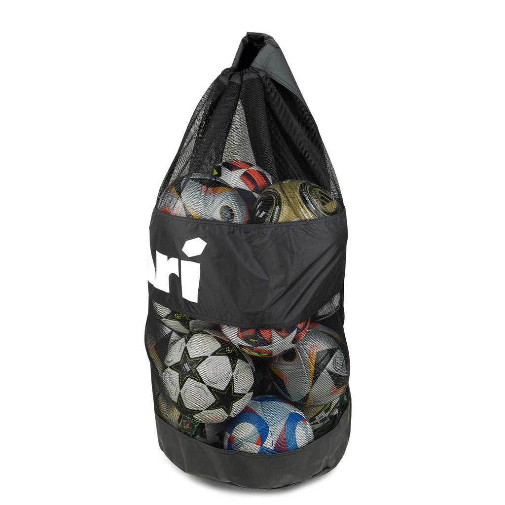 ARI MESH BALL BAG - BLACK/WHITE