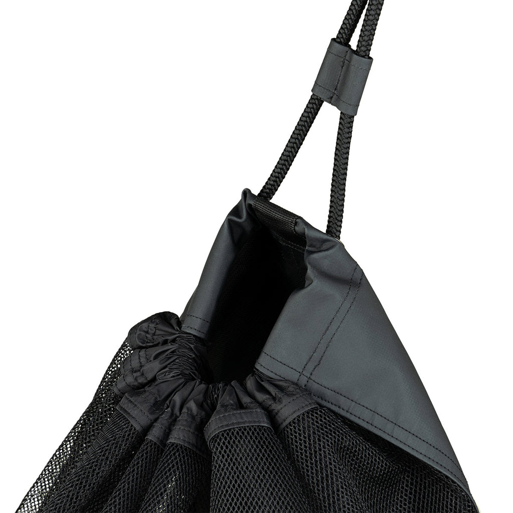 ARI MESH BALL BAG - BLACK/WHITE