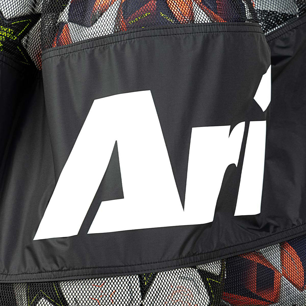 ARI MESH BALL BAG - BLACK/WHITE