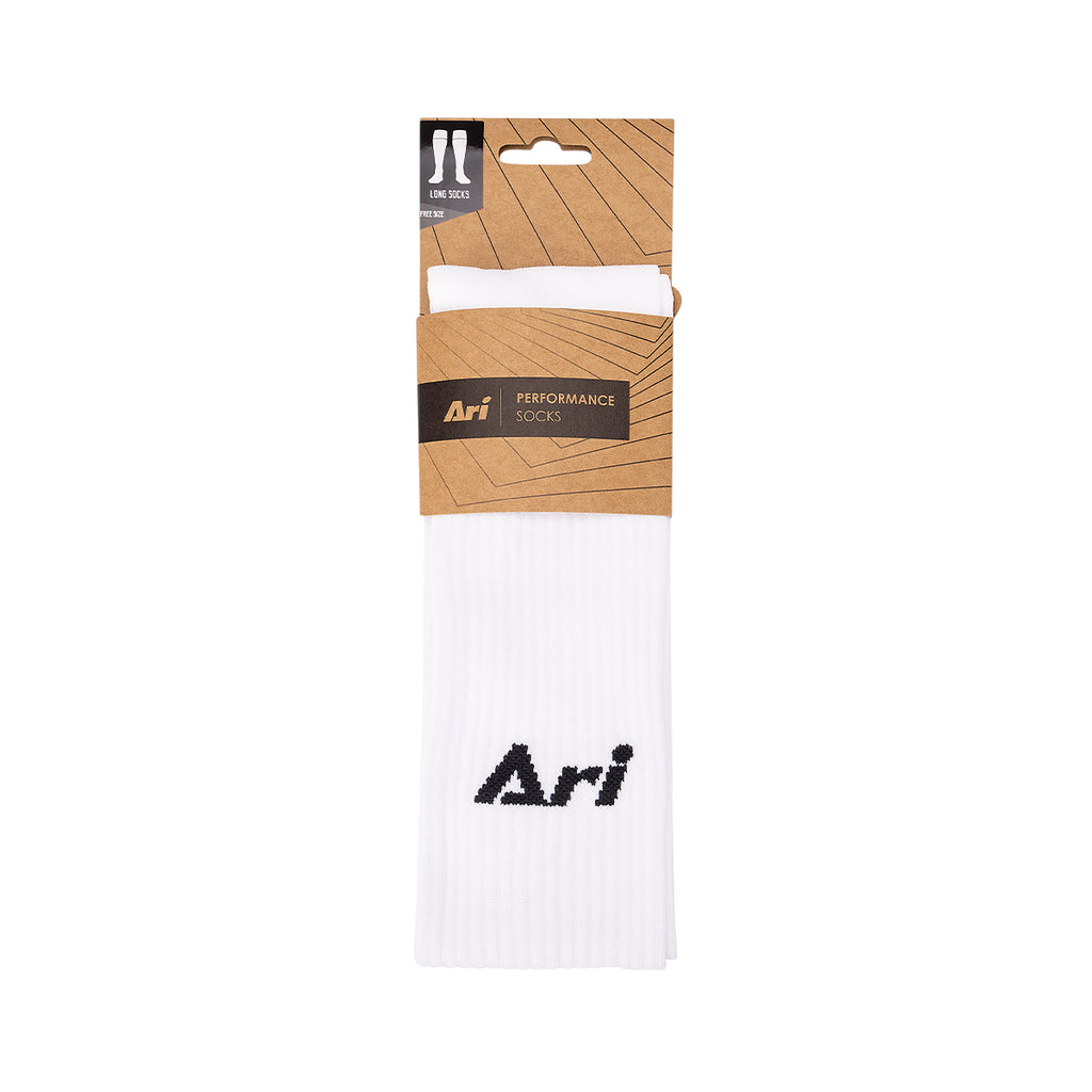 ARI LONG SOCKS - WHITE