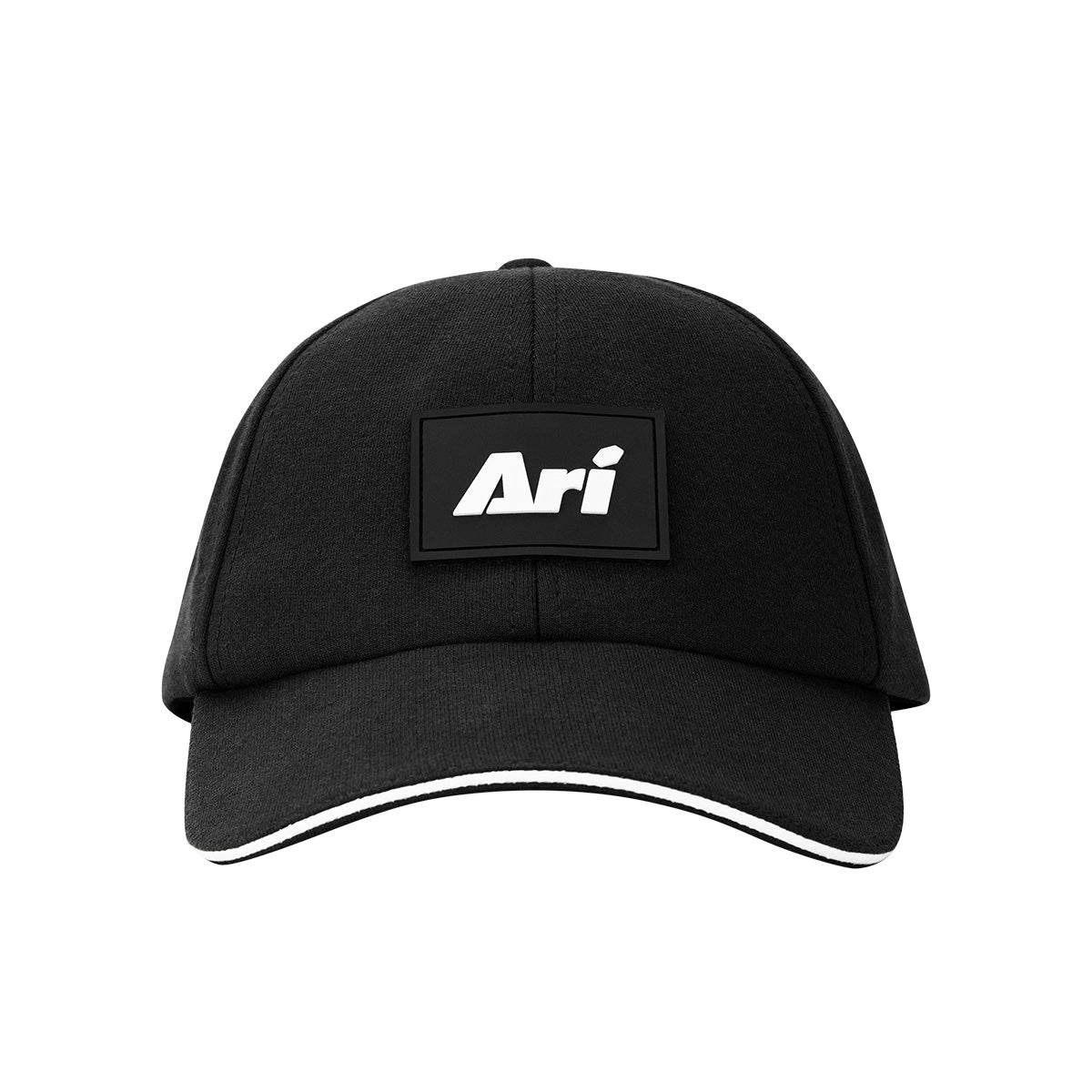 ARI RUBBER PATCH CAP - BLACK/WHITE