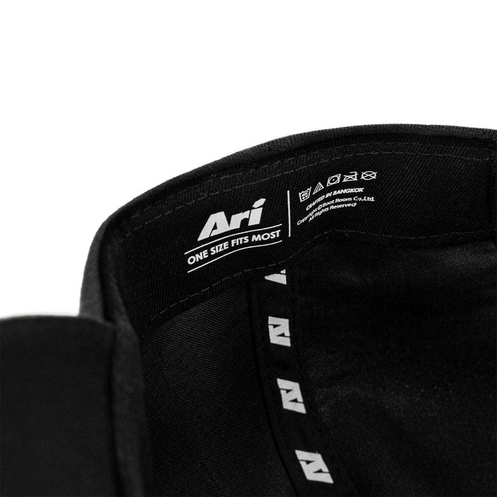 ARI RUBBER PATCH CAP - BLACK/WHITE