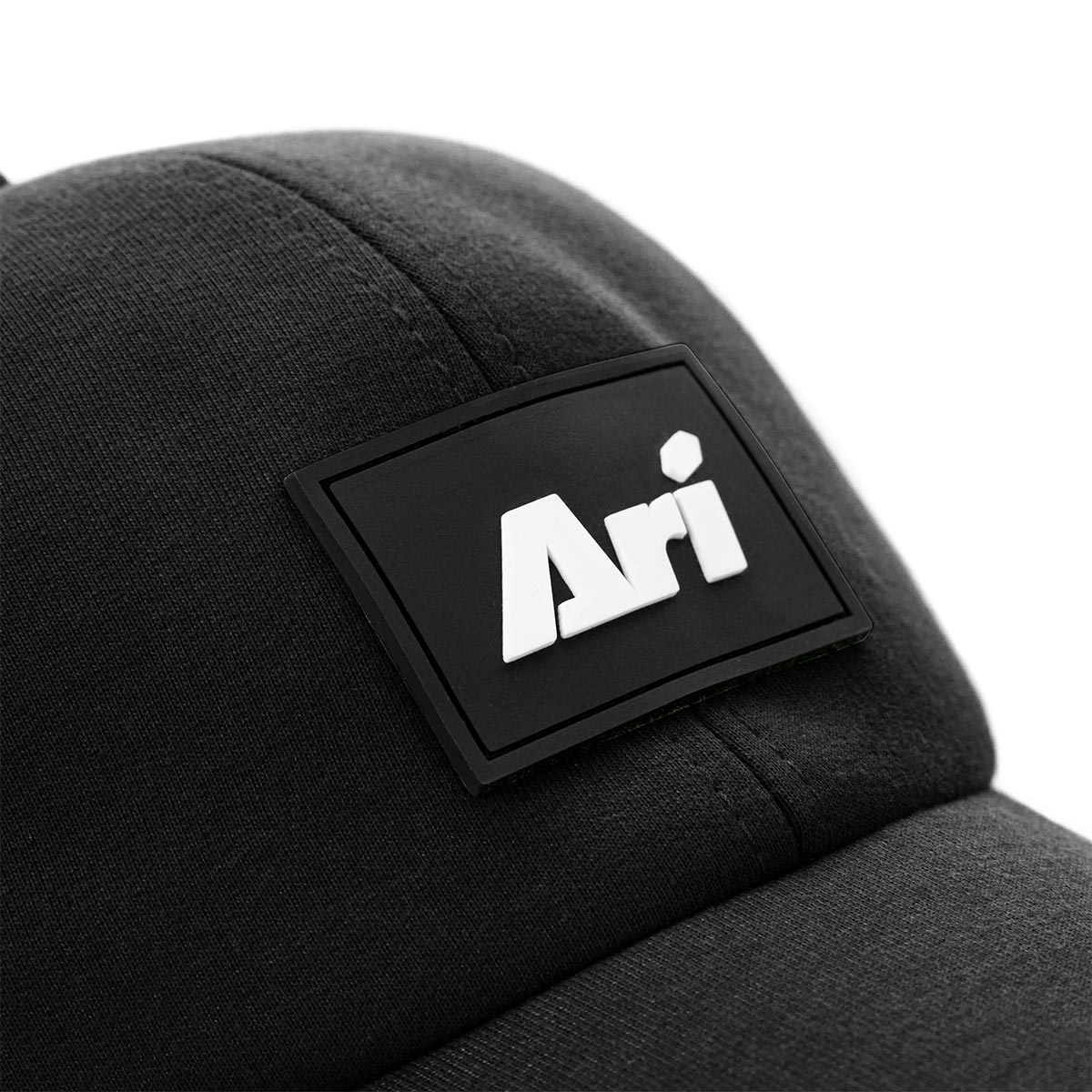 ARI RUBBER PATCH CAP - BLACK/WHITE