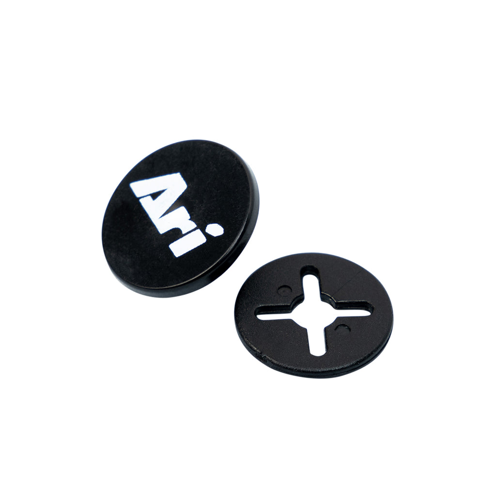 Ari Essential Running Bib Snap Black White Black