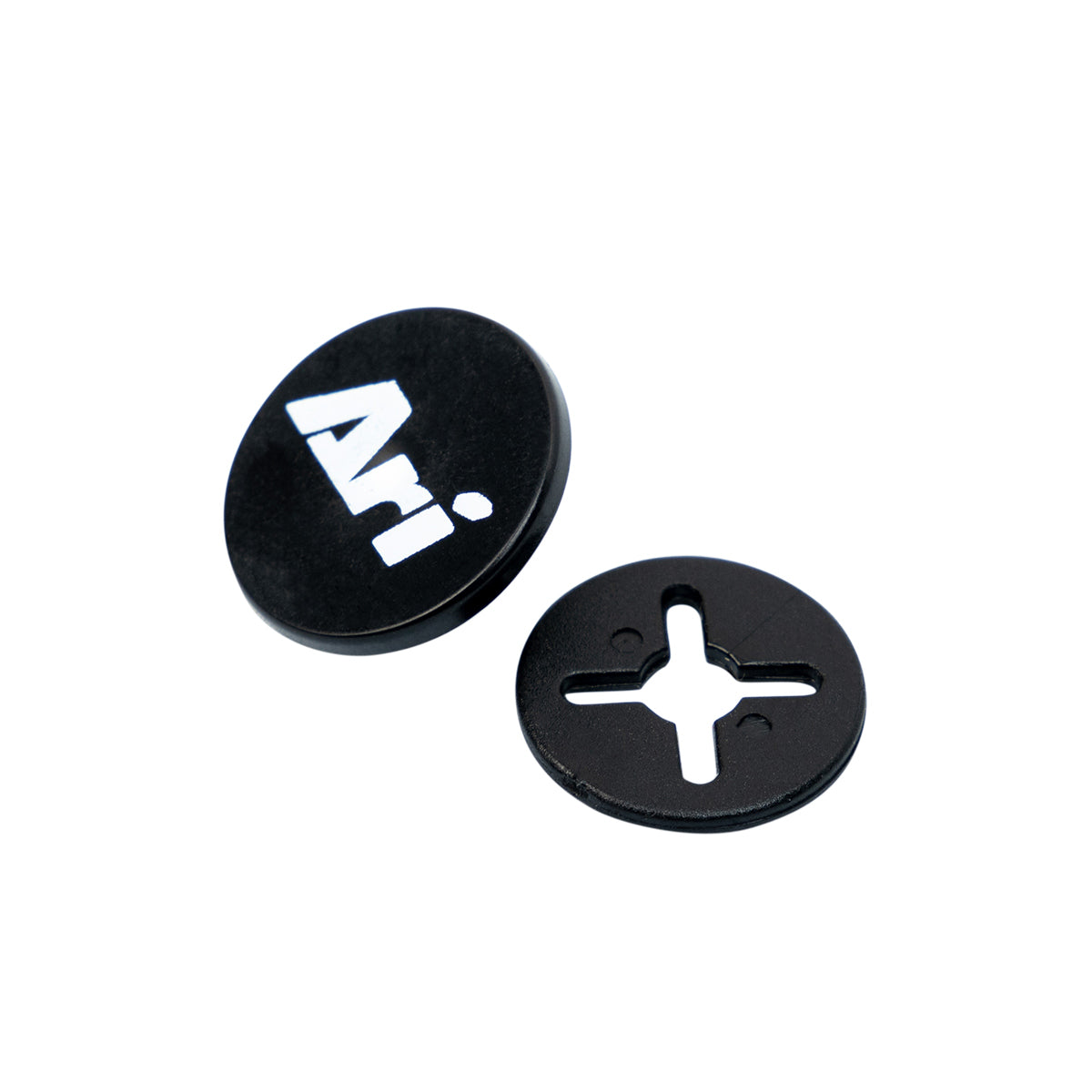 Ari Essential Running Bib Snap Black White Black