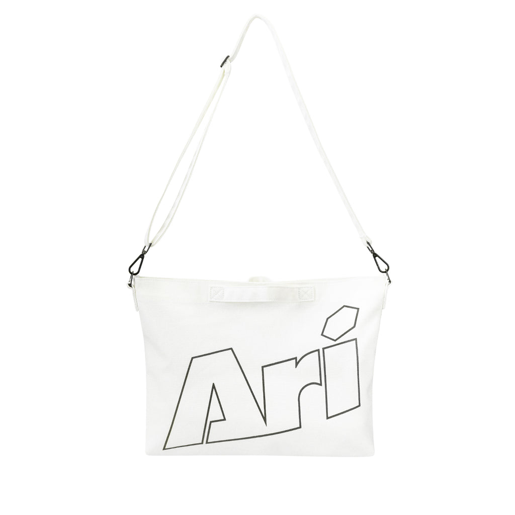 ARI SHOULDER BAG - WHITE/BLACK