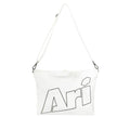 ARI SHOULDER BAG - WHITE/BLACK