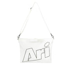 ARI SHOULDER BAG - WHITE/BLACK