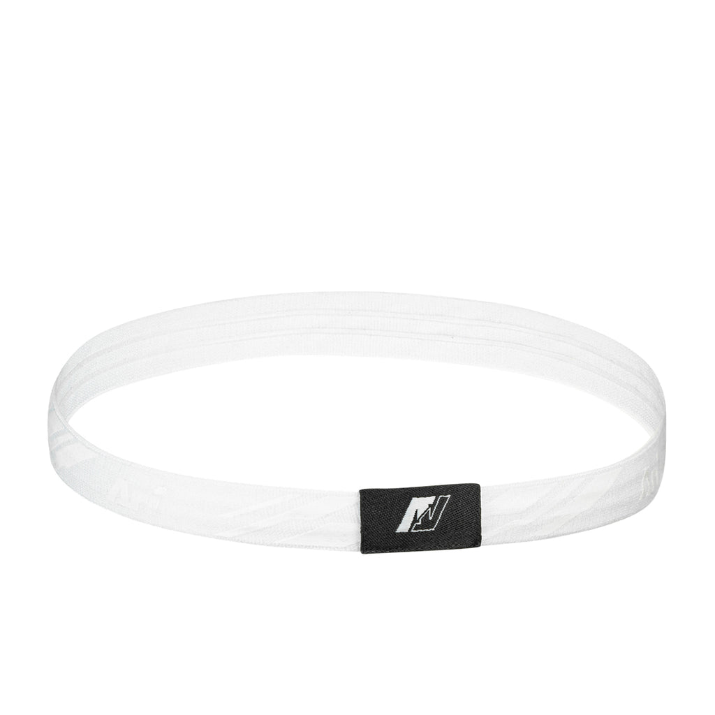 ARI SLASH ELASTIC HEADBAND - WHITE/GOLD/WHITE