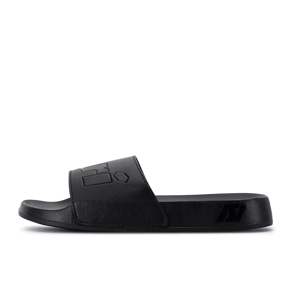 ARI SLIDE SANDALS - BLACK/BLACK