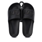 ARI SLIDE SANDALS - BLACK/BLACK