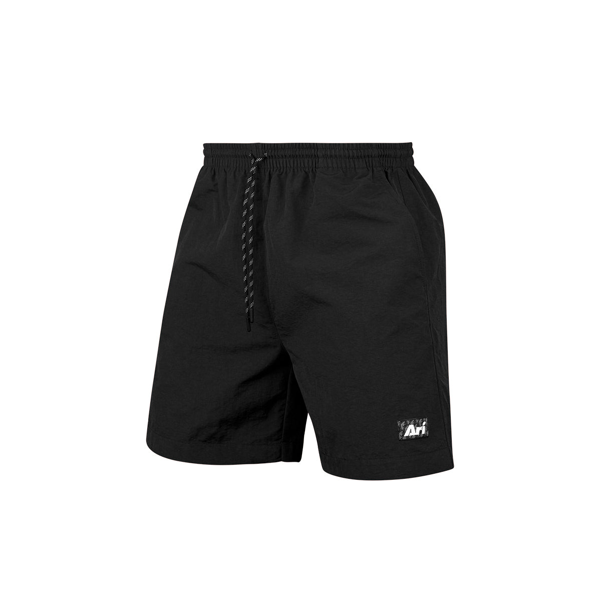 ARI SMART RELAXED SHORTS - BLACK/WHITE