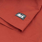 ARI SMART RELAXED SHORTS - BRICK RED/BLACK/WHITE