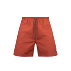ARI SMART RELAXED SHORTS - BRICK RED/BLACK/WHITE