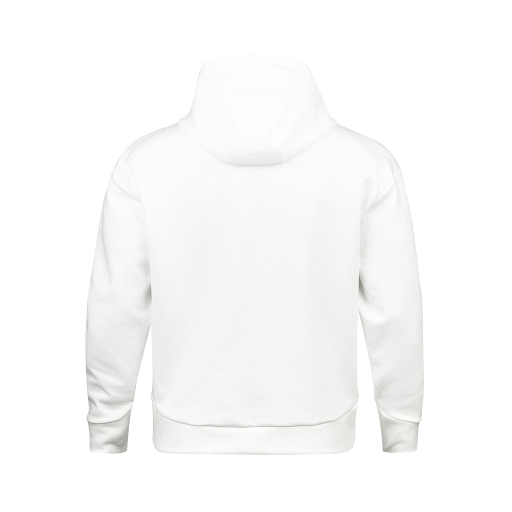 ARI TAG FULL ZIP HOODED JACKET - WHTE/WHITE/BLACK
