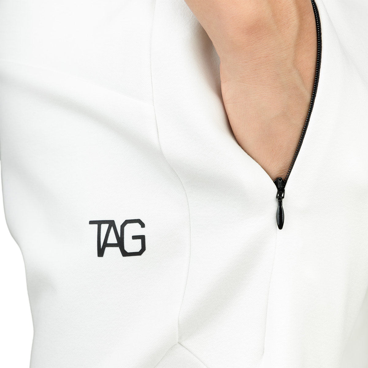 ARI TAG SHORTS - WHITE/WHITE/BLACK