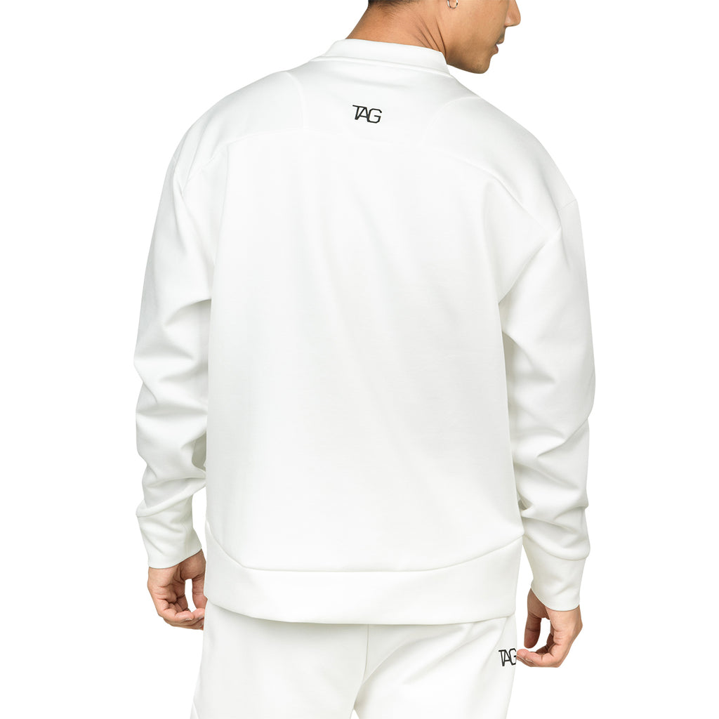 ARI TAG SWEATSHIRTS - WHTE/WHITE/BLACK