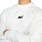 ARI TAG SWEATSHIRTS - WHTE/WHITE/BLACK