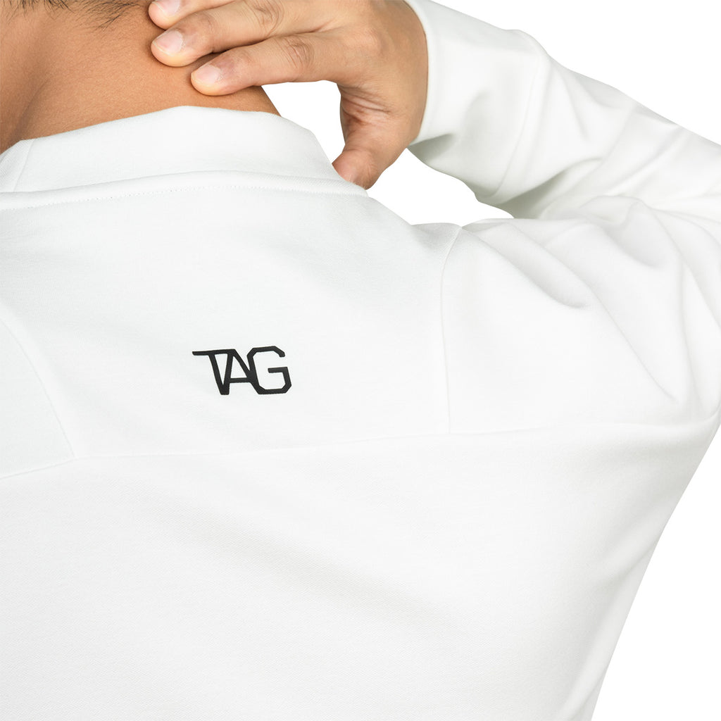 ARI TAG SWEATSHIRTS - WHTE/WHITE/BLACK