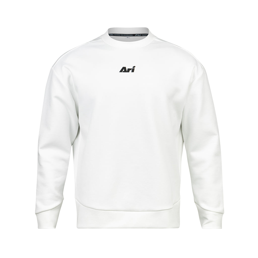 ARI TAG SWEATSHIRTS - WHTE/WHITE/BLACK