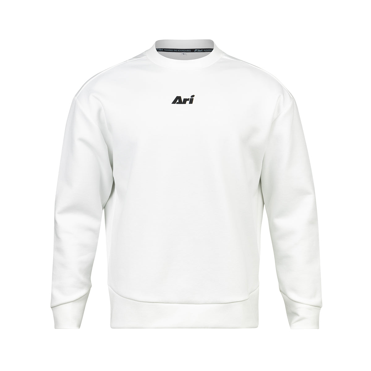 ARI TAG SWEATSHIRTS - WHTE/WHITE/BLACK