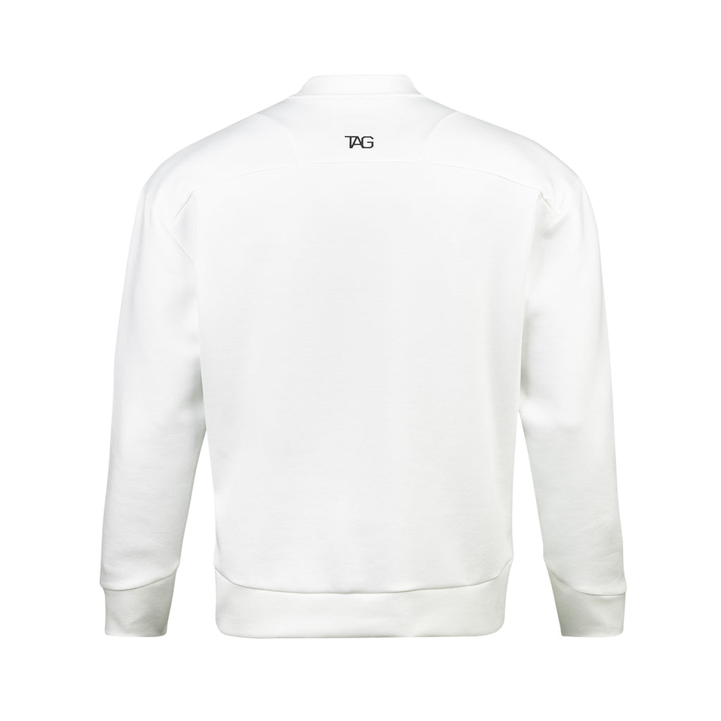 ARI TAG SWEATSHIRTS - WHTE/WHITE/BLACK
