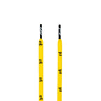 ARI THAI LETTERS SHOELACES - 5MM/115CM - YELLOW/BLACK/YELLOW