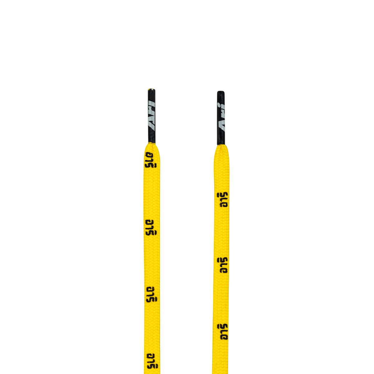 ARI THAI LETTERS SHOELACES - 5MM/115CM - YELLOW/BLACK/YELLOW