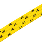 ARI THAI LETTERS SHOELACES - 5MM/115CM - YELLOW/BLACK/YELLOW