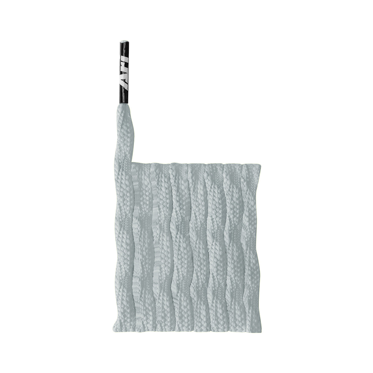 ARI TWIST SHOELACES - 3MM/115CM - SILVER/BLACK