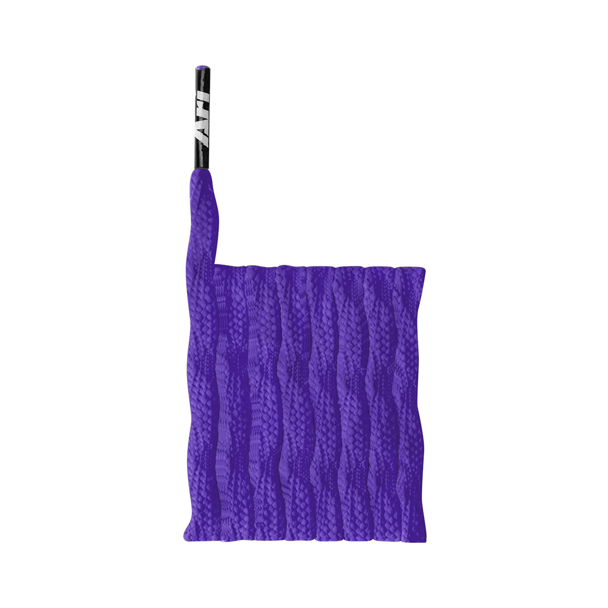 ARI TWIST SHOELACES - 3MM/115CM - VIOLET/BLACK