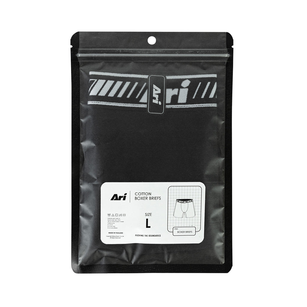 ARI ULTRASOFT BOXER BRIEFS - BLACK/WHITE