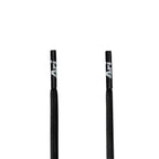 ARI ULTRASOFT SHOELACES - 5MM/115CM - BLACK/BLACK/WHITE