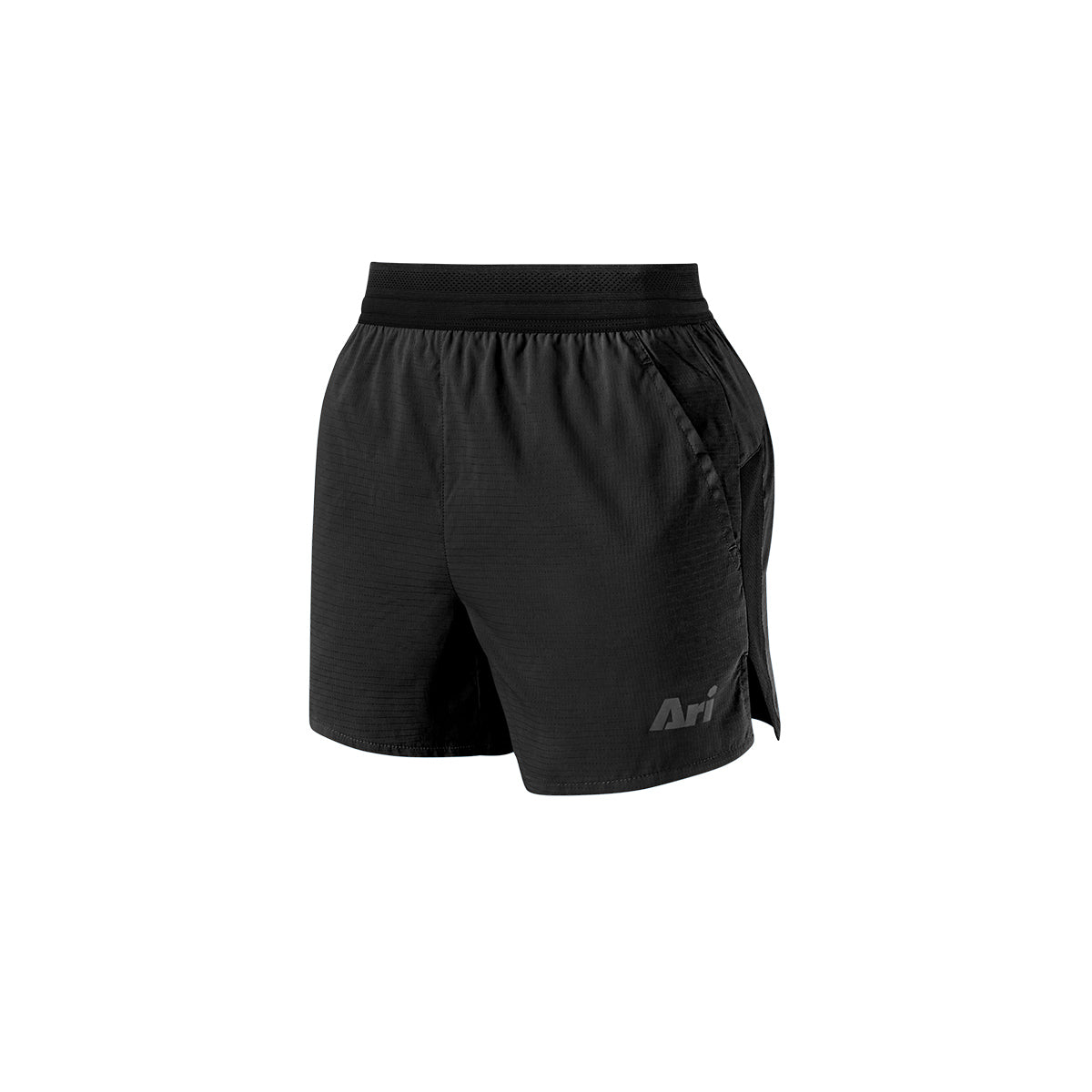 Ari Women Aerospeed V3 Running Shorts 3 Inches Black Black Silver