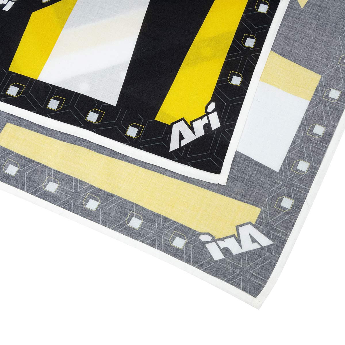 ARI X BOXX MUSIC 2026 BANDANA FOOTBALL - BLACK/YELLOW/WHITE