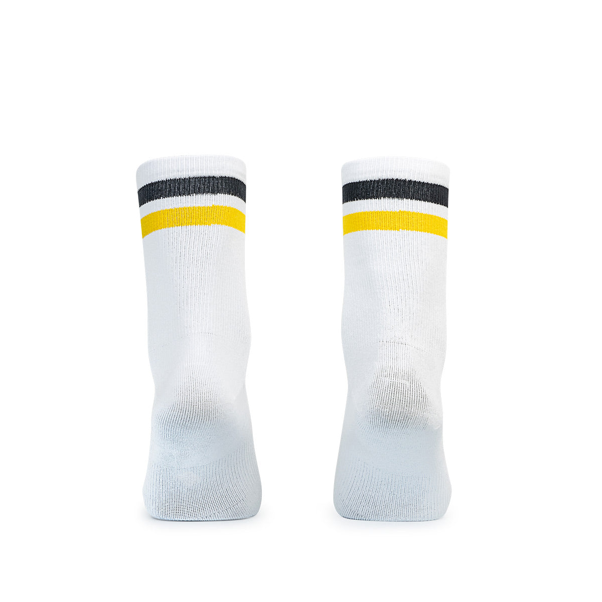 ARI X BOXX MUSIC 2026 CREW SOCKS - WHITE/YELLOW/BLACK