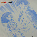 ARI X TSUBASA 2025 HANDSHAKE REGULAR TEE - GREY/BLUE/BLACK