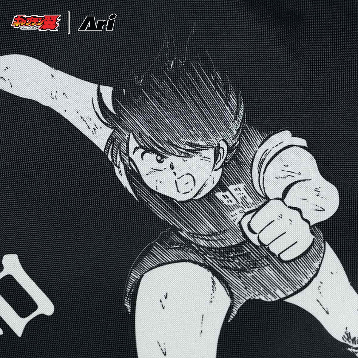 ARI X TSUBASA 2025 HYUGA GYMSACK - BLACK/WHITE/RED