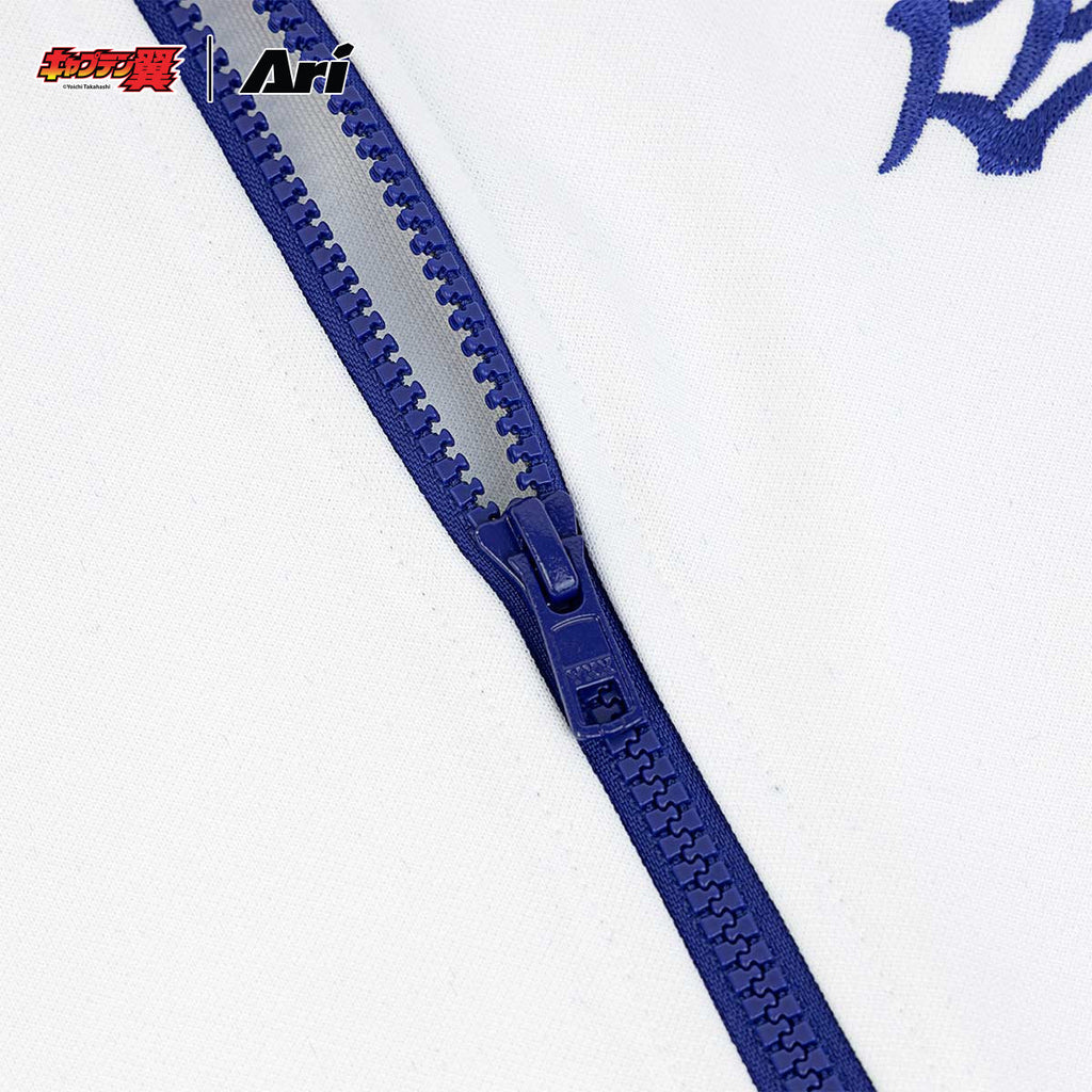 ARI X TSUBASA 2025 NANKATSU TRACK JACKET - WHITE/BLUE/WHITE