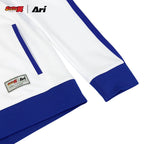 ARI X TSUBASA 2025 NANKATSU TRACK JACKET - WHITE/BLUE/WHITE